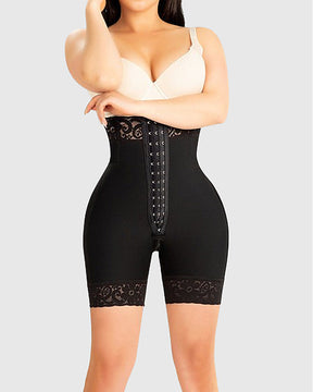 Women's High Waist Faja Butt Lifting Lace Body Shaping Shorts