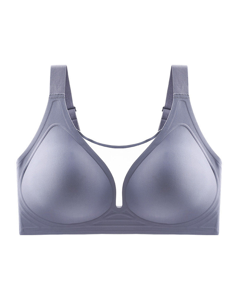 Seamless Full Coverage Mesh Anti-Sagging Bra Daily Comfort Wireless Shaper Bra