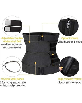 Neoprene Sweat Waist Trainer Corset Trimmer Shaper Belt for Women