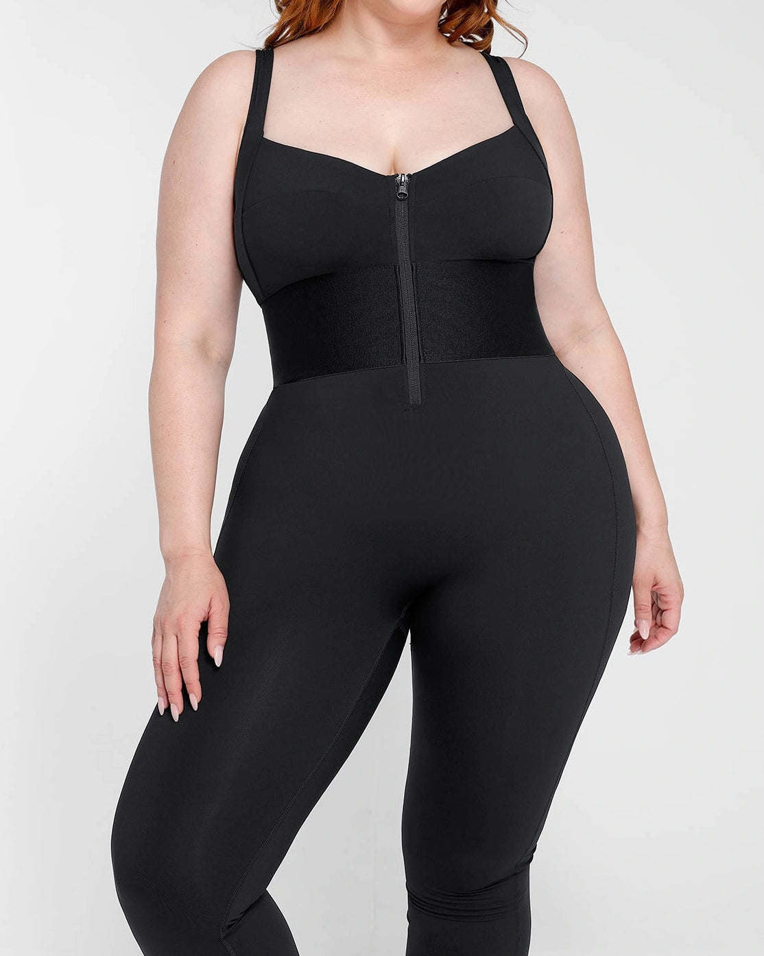 Women's Sleeveless Jumpsuit Tummy Control One Piece Waistband Bodycon Yoga Romper（Pre-Sale）