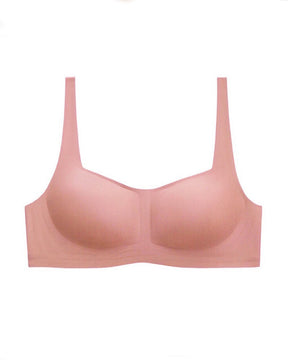 Seamless Square Collar Tube Top Jelly Bra Push up Wireless Soft Support Underwear