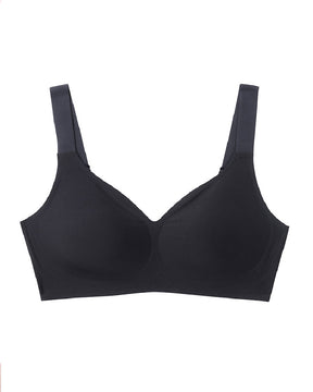 Seamless Wireless Deep V Neck Comfortable Bra Full Coverage Sleep Comfy Bras