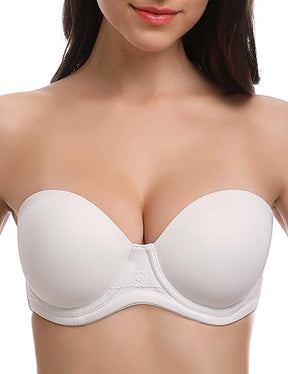 Strapless Multi-way Contour Underwire Bra White