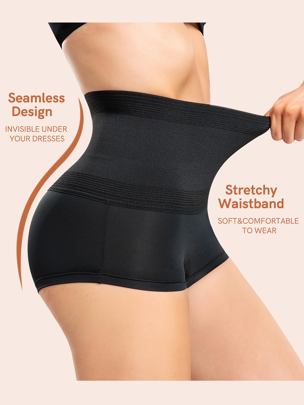 Women's Shapewear Panties Shorts Flat Tummy Invisible High Waist Shaping Underwear