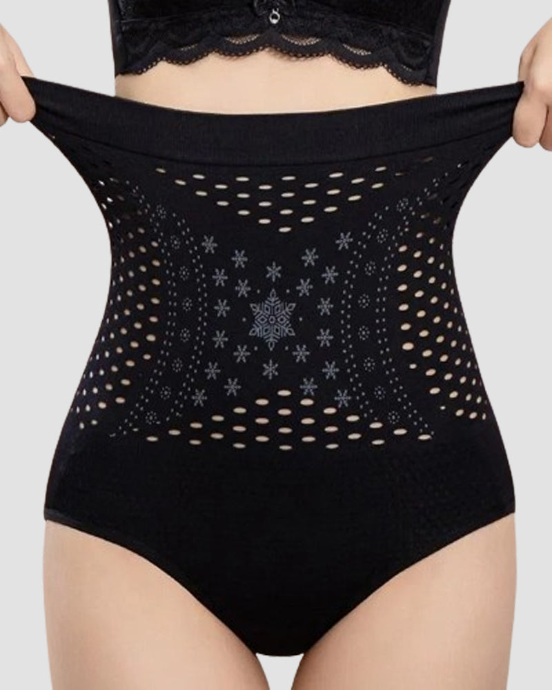 Bragas moldeadoras de iones negativos para mujer, ropa interior levantadora de glúteos sin rastro con agujeros transpirables