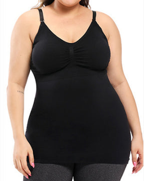 Highly Elastic Seamless Nursing Top, Wireless Nursing Bra Vest