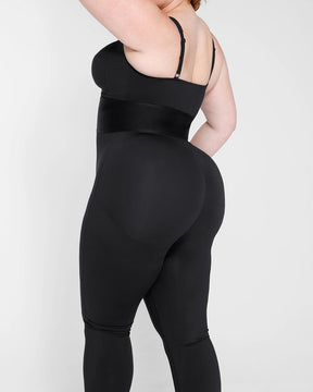 Women's Sleeveless Jumpsuit Tummy Control One Piece Waistband Bodycon Yoga Romper（Pre-Sale）