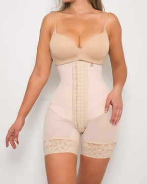 Women's Strapless Stage 2 and 3 Fajas BBL Tummy Control Mesh Shapewear(Pre-sale)