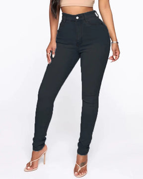 Women's High Waist Plus Size Casual Stretch Skinny Jeans