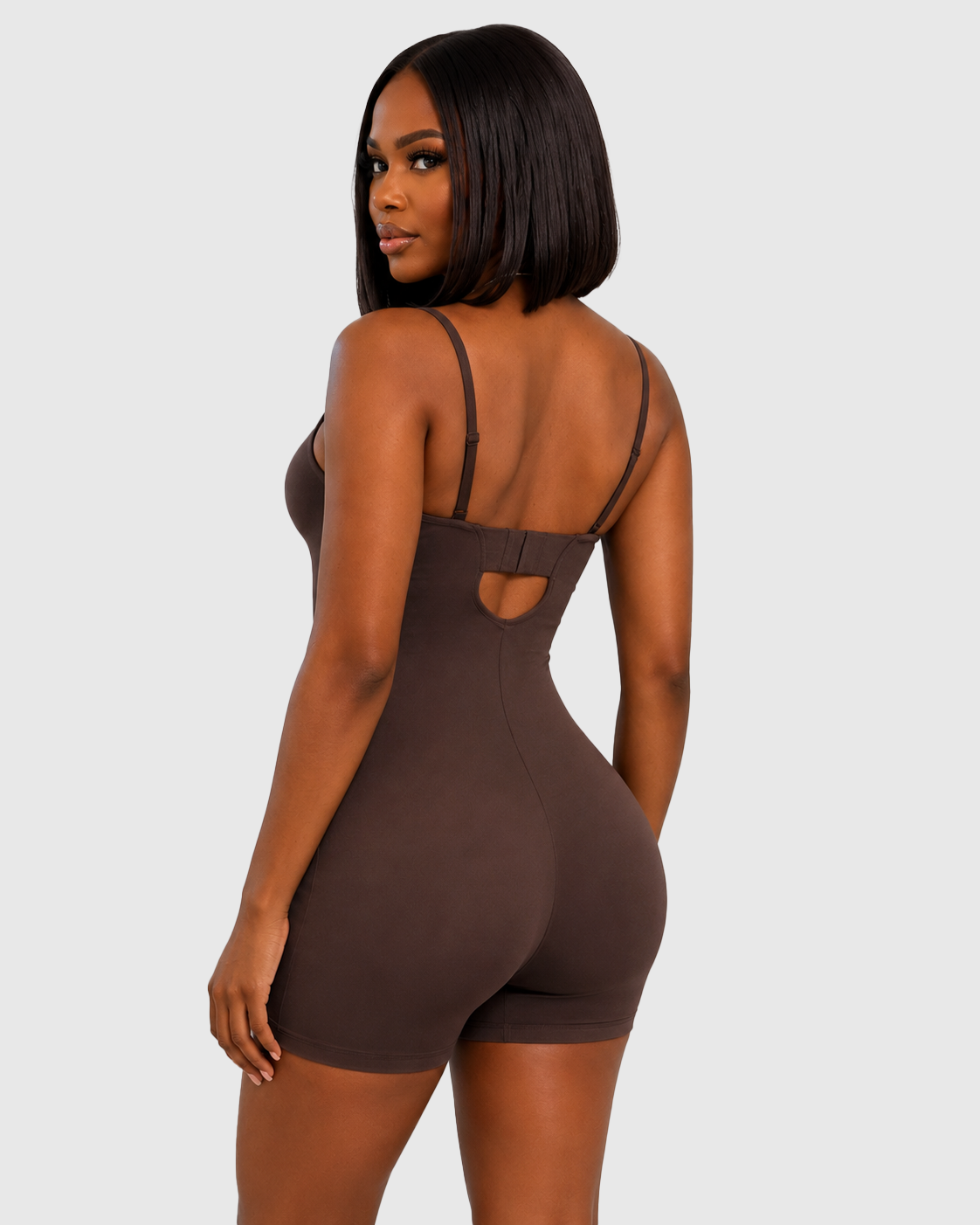 Convertible Strapless Halter Hourglass Sculpt Playsuit