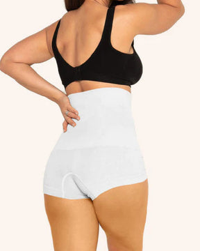 Women's High Waisted Tummy Control Back Smoothing Shaper Boyshorts