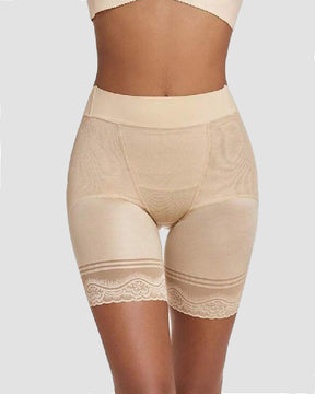 Hip Lifting Thin Mesh Shapewear Shorts Breathable Tummy Control Faja Shorts