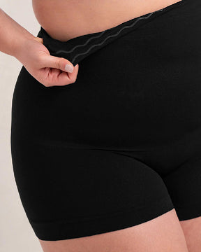 Women's High Waisted Tummy Control Back Smoothing Shaper Boyshorts