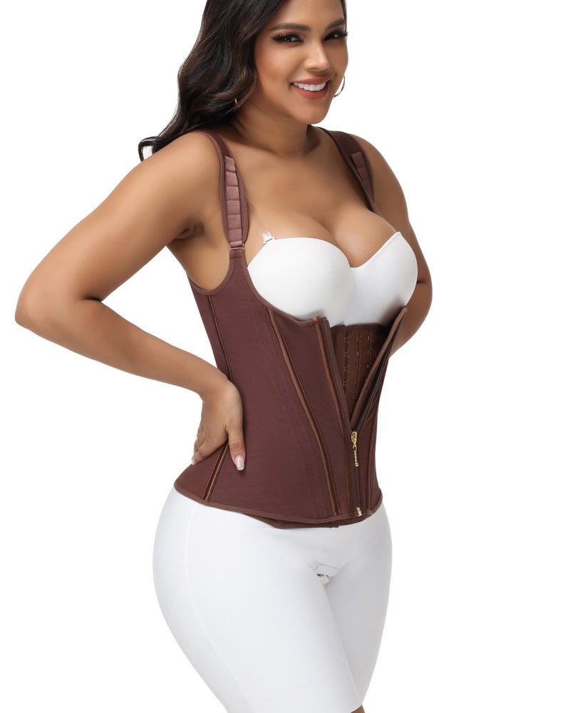 Shapshe® Fajas Colombianas Steel Boned Tummy Control Waist Trainer