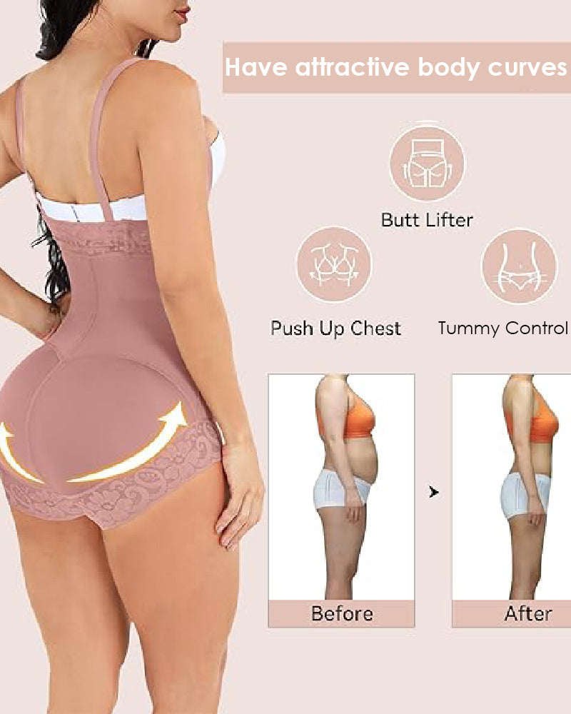 Women's Shapewear Full Body Shaper Hip Lifter Faja Colombiana Waist Trainer