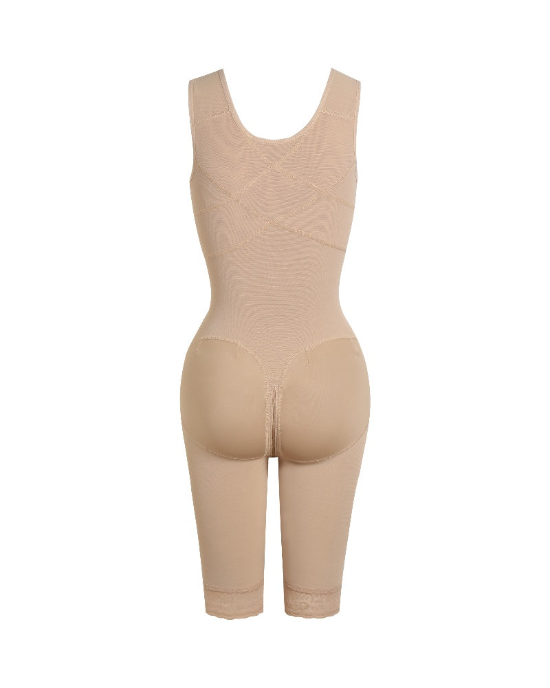 Adjustable Tummy Control Shapewear Fajas Colombianas with Bra