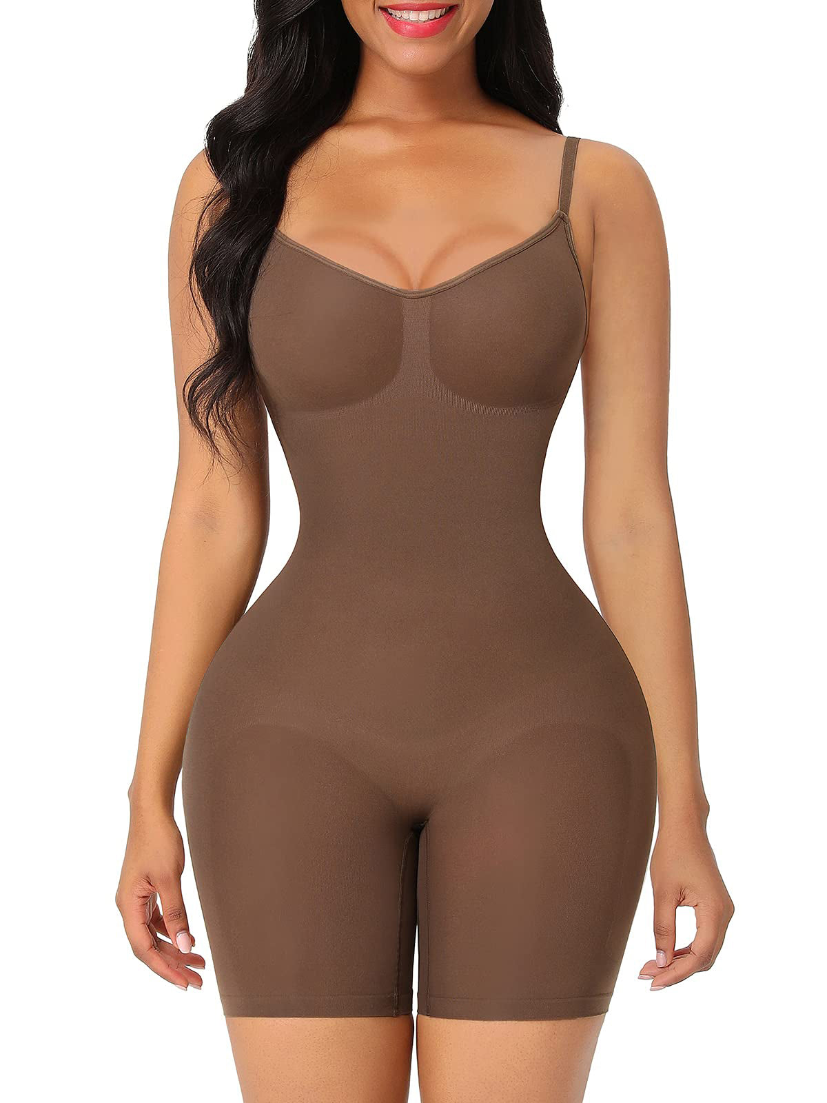 Modeling Body Shaper Thigh Slimming Corset Shapewear