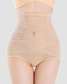 Tummy Control Shapewear Panties Breathable Butt Lifter Triangle Shorts With Crossover Design