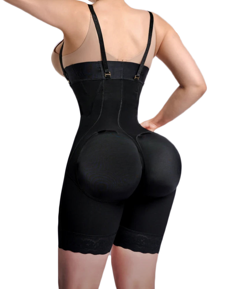 Body Shaper for Women Tummy Control Full Girdle Open Bust Shapewear Bodysuit