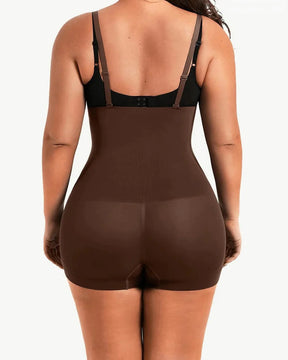 Seamless High Waisted Tummy Control Shapewear Shorts for Women with Removable Straps