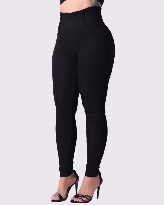 Jeans levantadores de glúteos de cintura alta para mujer