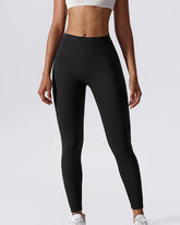 Sculpting V-Back Ruched Leggings Peach Butt Lifting Yoga Pants