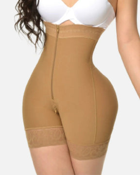 Fajas Colombianas Compression Shapewear Open Bust Tummy Control with Zipper