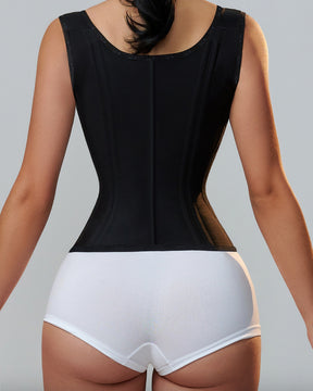 Entrenador de cintura para mujer Body Shaper Corset Chaleco Tank Top con huesos de acero