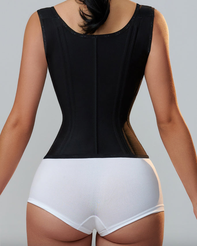 Waist Trainer for Women Body Shaper Corset Vest Tank Top with Steel Bones