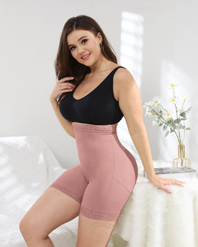 Rosybrown Slimming High Waisted Butt Lifter Control Panty Underwear Shorts