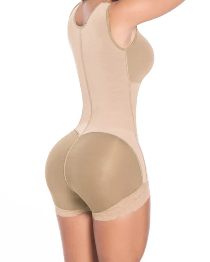 Women's Full Body Shapewear PostpartumTummy Control Shaper Slimming Fajas With Zipper