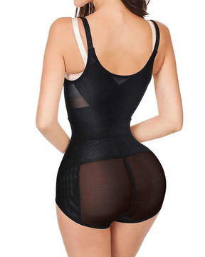 Tummy Control Compression Zipper Open Bust Waist Trainer shapewear