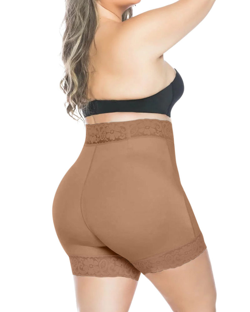 Pantalones cortos de ropa interior adelgazante para mujer con control de levantador de glúteos