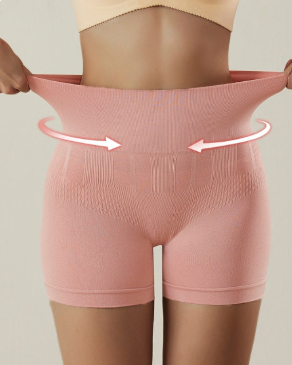 Pantalones cortos moldeadores de levantamiento de glúteos con control de barriga sólidos sin costuras