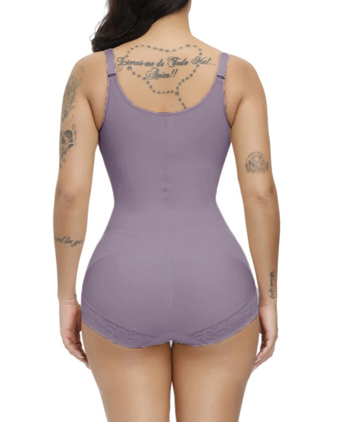 Firm Control Butt Lifter Tummy Control Lace Bodysuit Shapewear