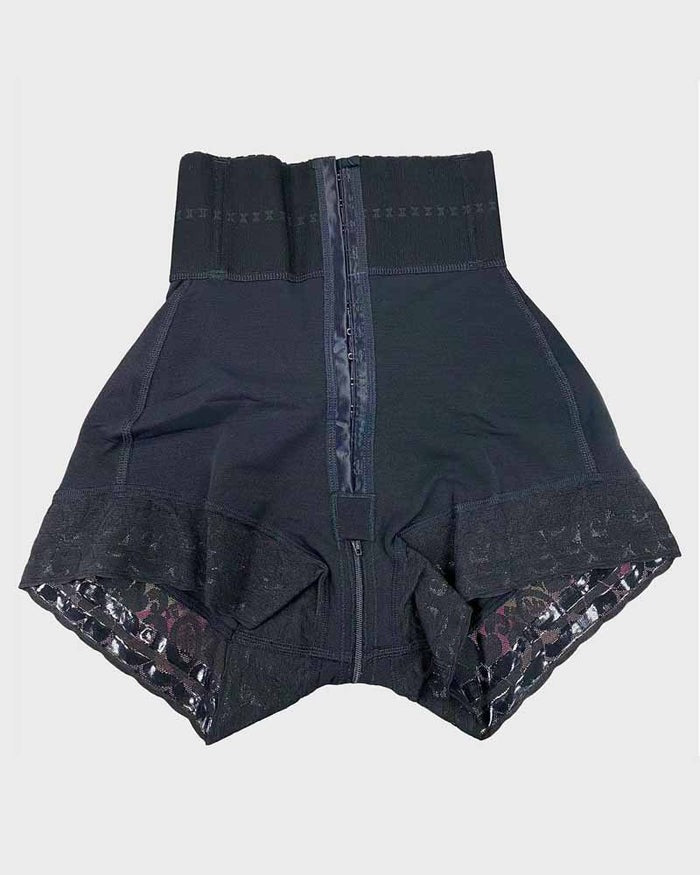 Shapshe® Double Compression High Waisted BBL Shorts With Mid-section Tummy Control Panties