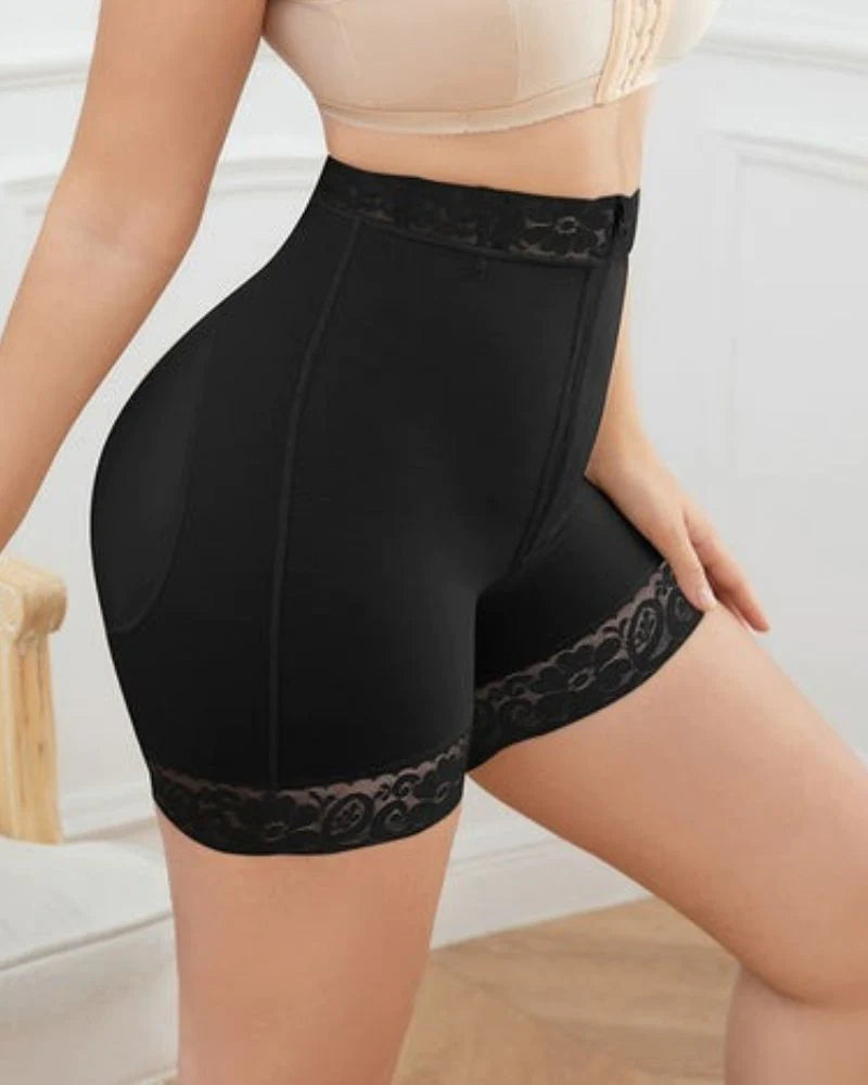 Bragas negras adelgazantes con Control de glúteos que moldean las piernas moldeadores de muslos para pantalones cortos moldeadores de cuerpo de rodilla