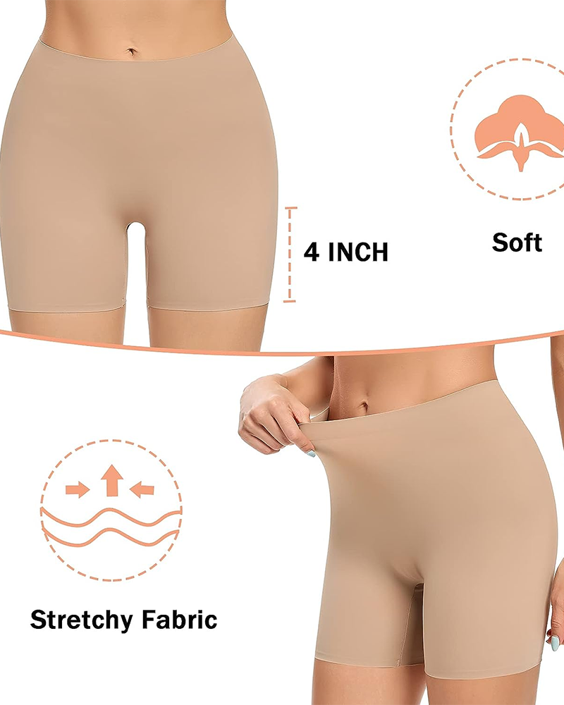 Seamless Tummy Control Shaping Bodyshorts Panties for Women