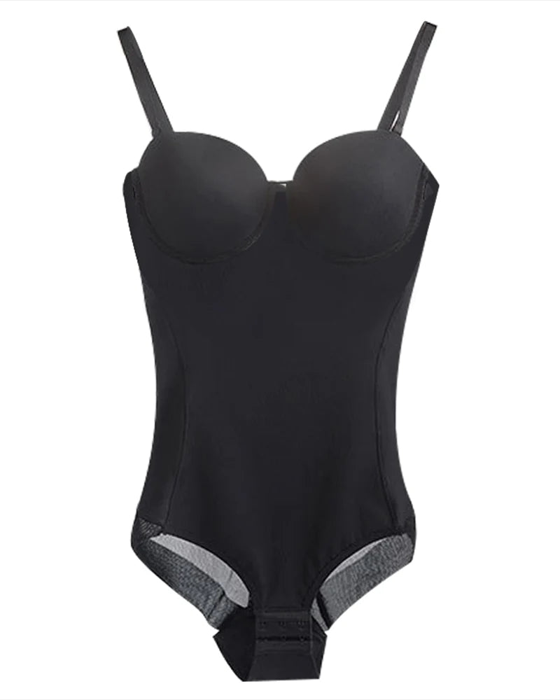 Breast Push Up Butt Lift Bodysuit Shapewear With Bra