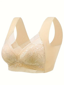 Soft Lace Wireless Full Coverage Comfort Straps Tank Bra