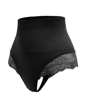 Bragas tipo boyshorts de algodón suave con encaje sin costuras para mujer