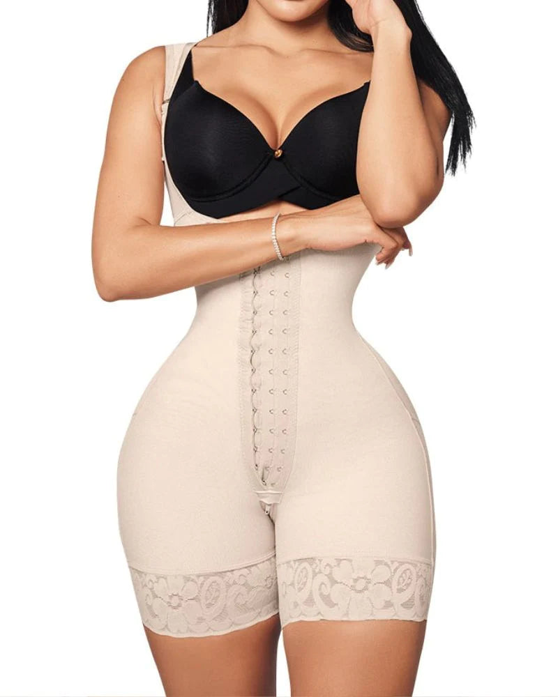 Open Bust Firm Compression Butt Lifter Tummy Control Faja Shapewear