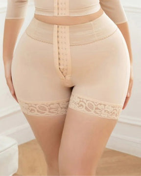 Women Beige Tummy Control  Butt Lifter Short Slimming Panties