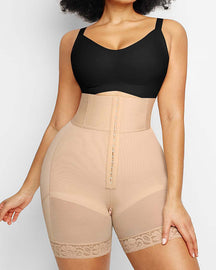 3 Boned Sculpt High Waist Tummy Control Booty Shorts