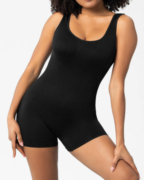 Faja moldeadora Bodusuit sin costuras hasta la mitad del muslo con control de barriga para mujer