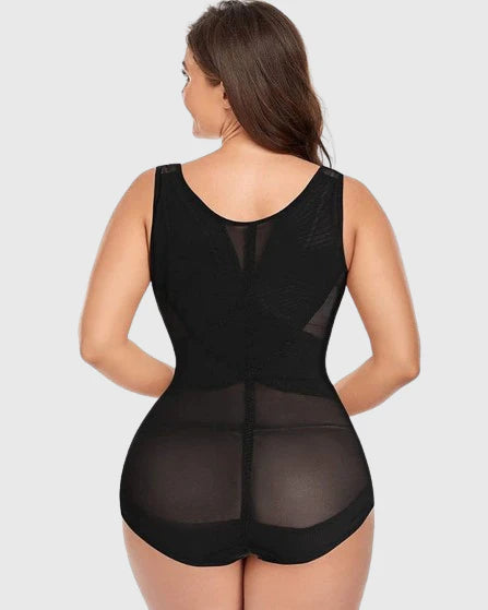 Mesh Seamless Waist Slimmer Corset Butt Shaping Shapewear Bodysuit