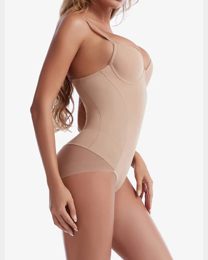 Breast Push Up Butt Lift Bodysuit Shapewear With Bra