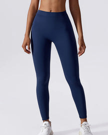 Sculpting V-Back Ruched Leggings Peach Butt Lifting Yoga Pants