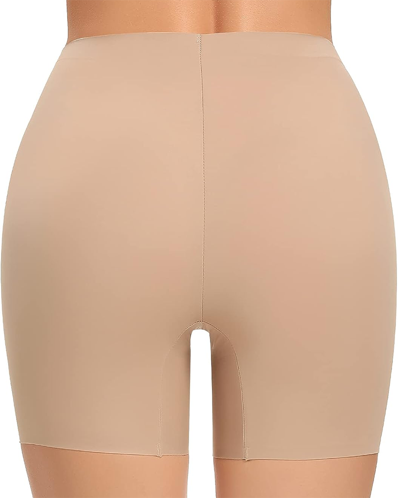 Bragas tipo bodyshorts moldeadoras con control de barriga sin costuras para mujer