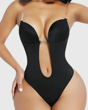 Shapewear Women Plus Size Backless Shapewear Integrated Bra Body Shaper Seamless Open Crotch Shapewear